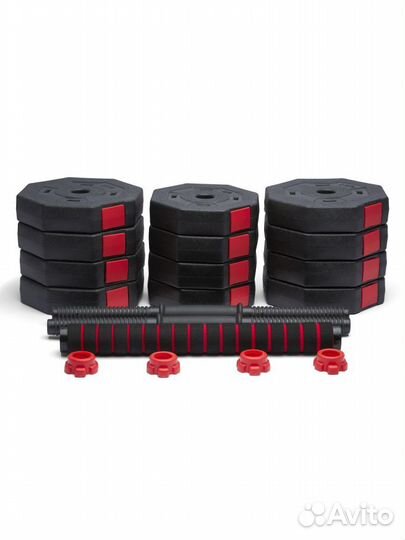 Гантель-штанга разборная Atemi, ADS02E, 40 кг