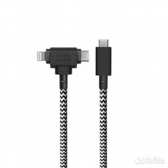 Кабель Native Union Belt Duo USB-C-USB-C/Lightning