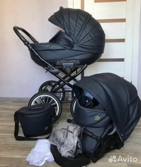 Коляска 3 в 1 Эко кожа отличное состояние