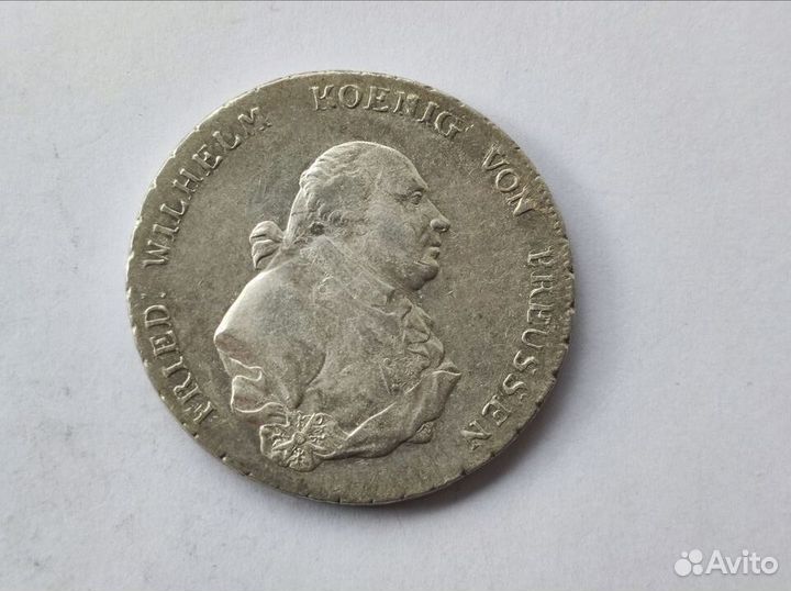 1 Талер 1794 А Пруссия Фридрих Вильгельм II