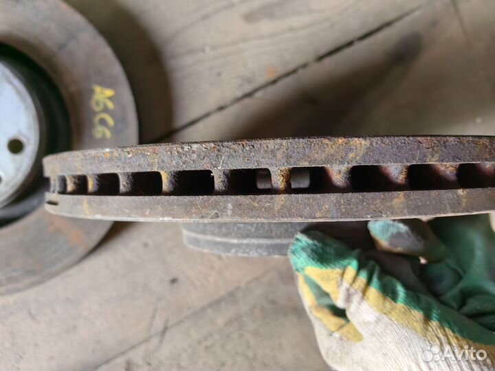 Диски Тормозные Передние Ауди А6 С6 Пара