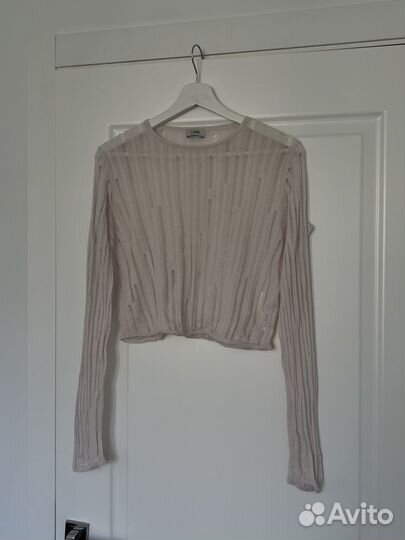 Джемпер lime со спущенной петлёй