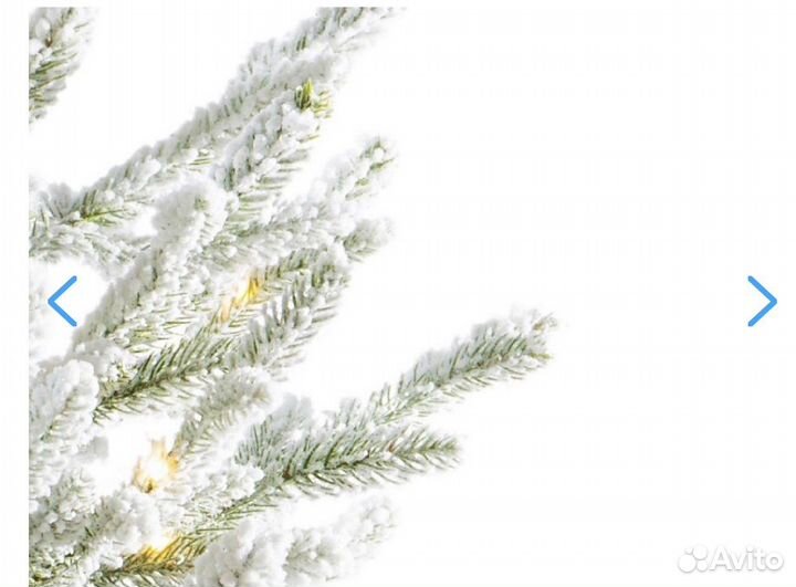 Елка искусственная заснеженная 120см в кашпо