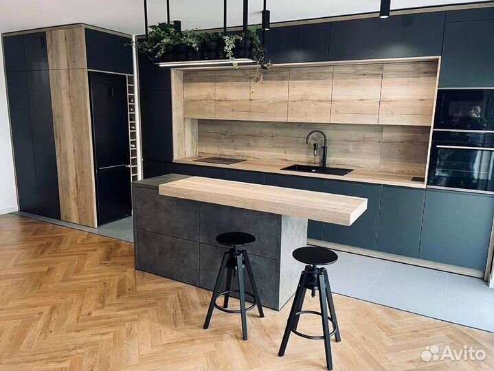 Кухонный гарнитур с островом