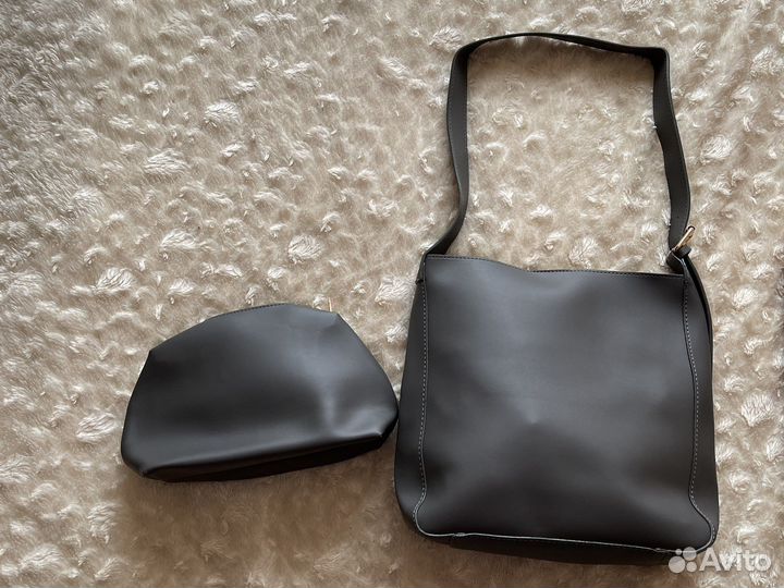 Сумка женская на плечо повседневная мягкой формы