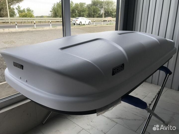 Автобокс на крышу Nobu Cross 380л.(белый) в Самаре