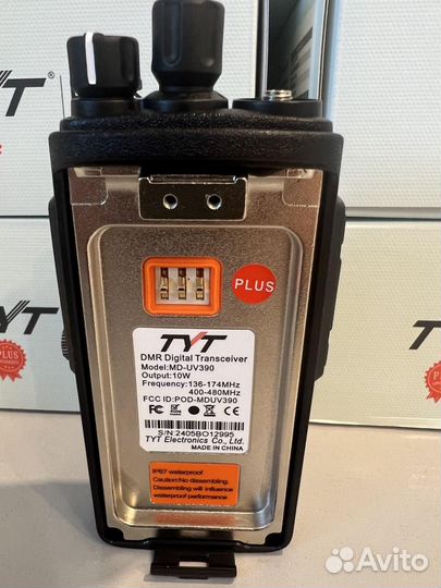 TYT MD-UV390 10Вт AES 256 type-c-акб 3600 mAh