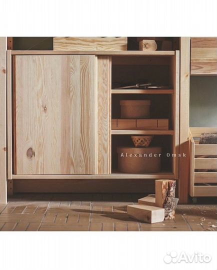 Новый оригинальный Ивар / Ivar с дверьми IKEA