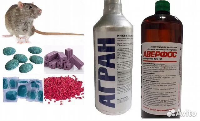 Средства от насекомых, грызунов, вирусов, плесени