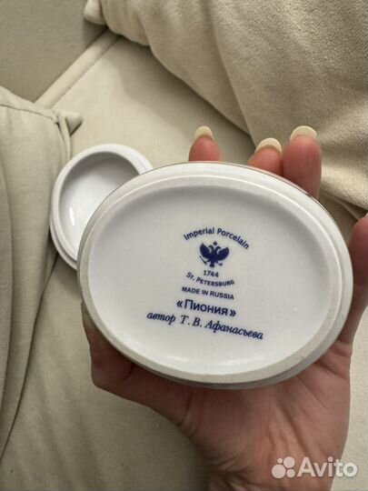 Императорский фарфор шкатулка Флорентийские цветы