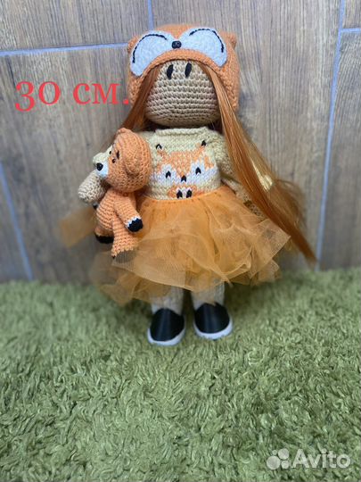 Вязанные куколки ручной работы