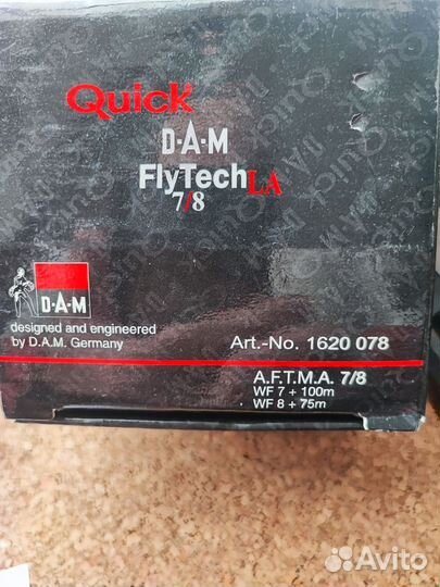 Катушка рыболовная нахлыст DAM Quick FlyTech 7/8