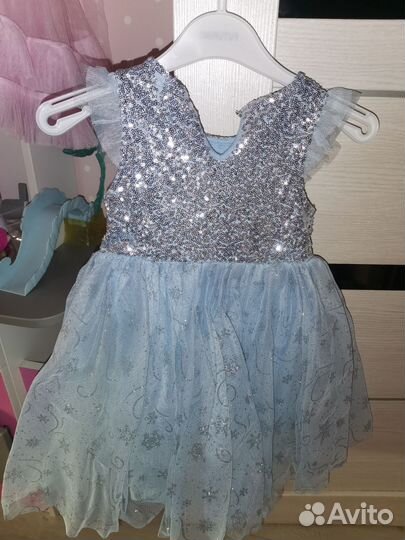 Платье снежинки