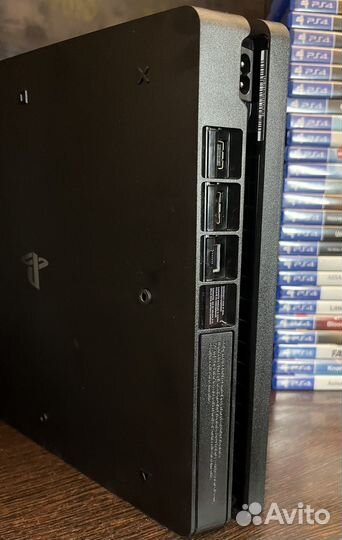 Sony PS4 Slim 1TB с топовыми играми 2 геймпада