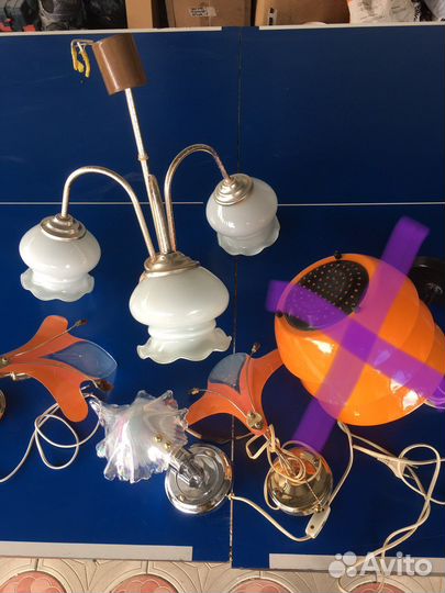 Люстра и бра