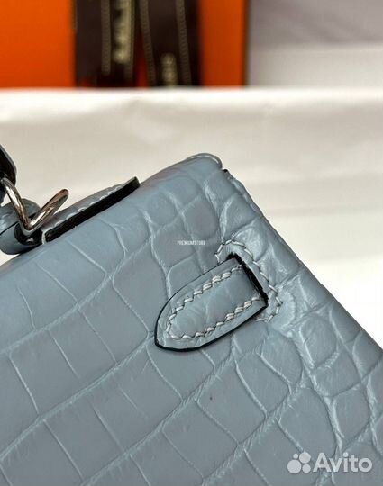 Сумка Hermes Kelly 25 из матовой кожи крокодила