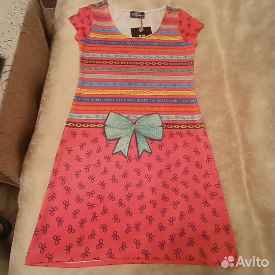 Платье VDP с биркой розовое р.М
