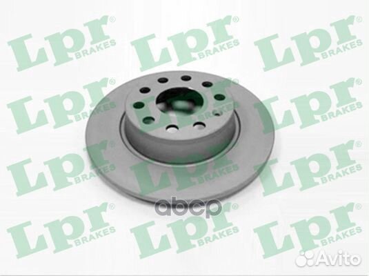 Диск тормозной задний skoda octavia II (1Z/5E)