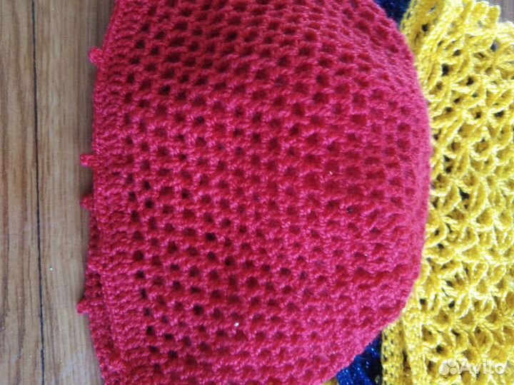 Летние ажурные шапочки