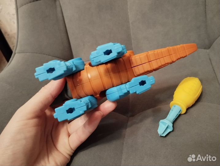 Конструктор динозавр с отверткой