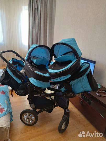 Коляска для двойни