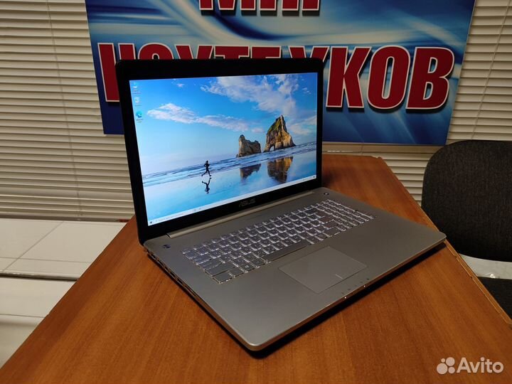 Игровой ноутбук Asus / IPS / 17 дюймов / GTX 4g