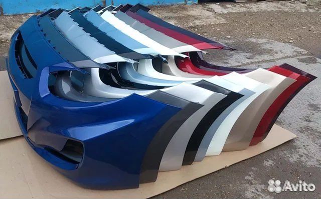 Бампер передний хюндай солярис