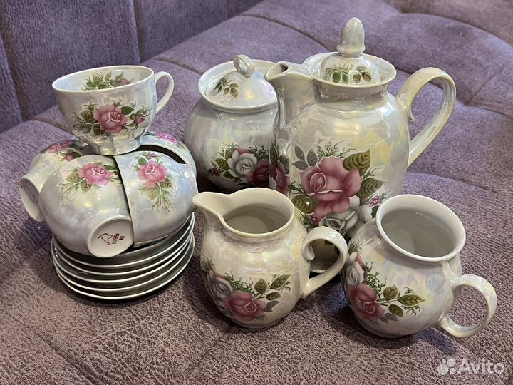 Сервиз чайный фарфор