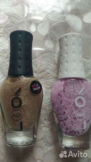 Карандаши, лаки, кисть для губ, пилка, полировка