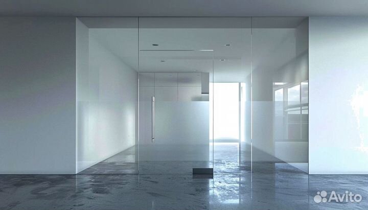 Двери из закаленного стекла