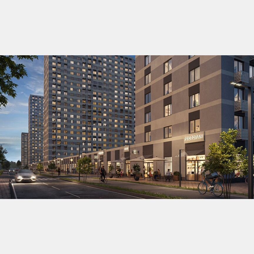 Квартира-студия, 25,9 м², 8/23 эт.