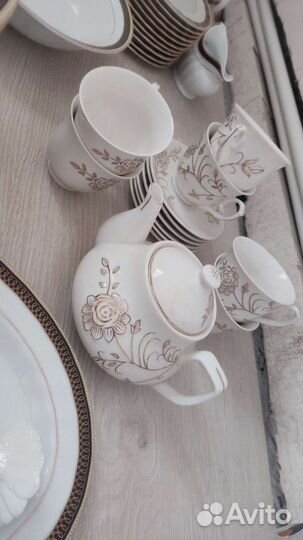 Сервиз чайный 6 персон новый