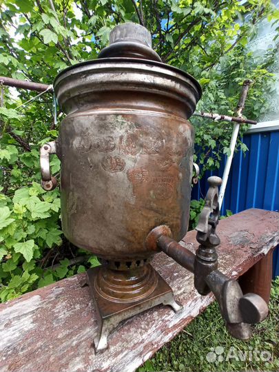 Самовар Баташева с печатями от 1896 года