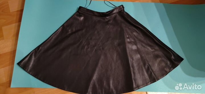 Экокожа юбка