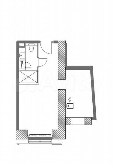 Квартира-студия, 25,8 м², 5/8 эт.