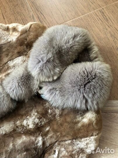 Отдам мутонувую шубу