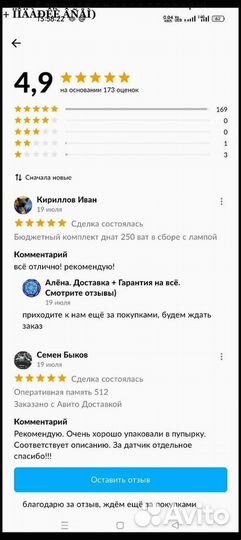 Комплект днат 250 Вт