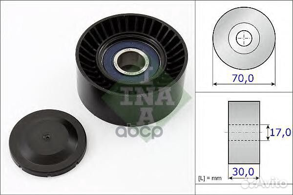 Ролик обводной porsche 2.7-4.8 02- 9A110221200