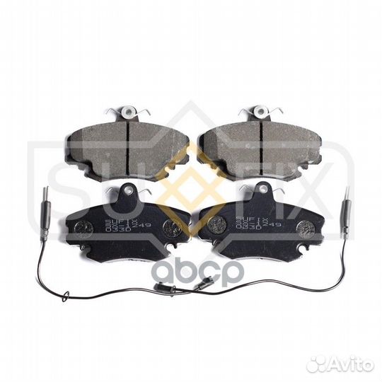 Колодки тормозные дисковые перед прав/лев s