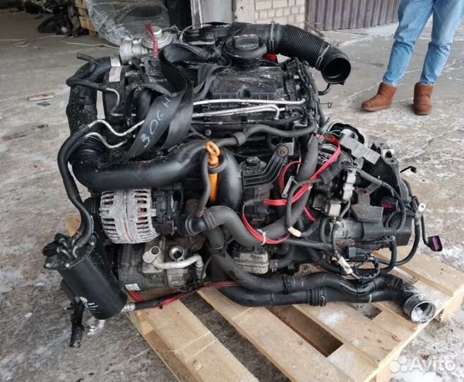 Двигатель volkswagen touran 1 BXE 1.9 Дизель