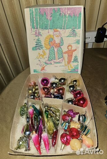 Елочные игрушки набор Малютка СССР