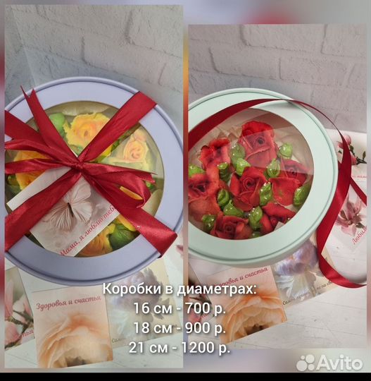 Розы в шляпной коробке, подарок, букет из роз