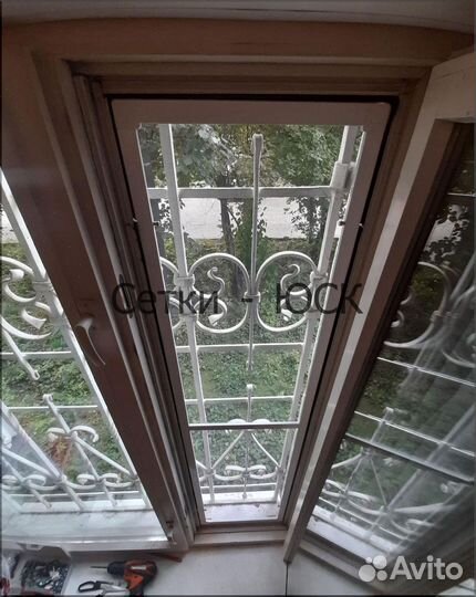 Москитная сетка на двери