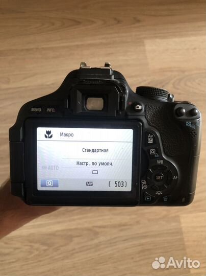 Зеркальная камера Canon eos600d