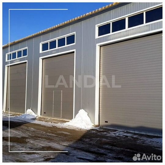 Гаражные секционные ворота