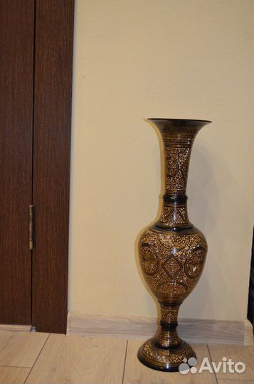 Ваза напольная латунь Индия