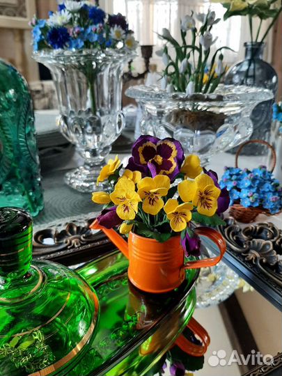 Цветы из холодного фарфора