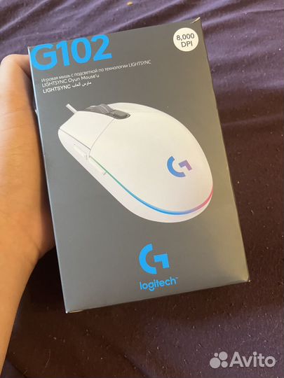 Мышь проводная logitech g102 lightsync