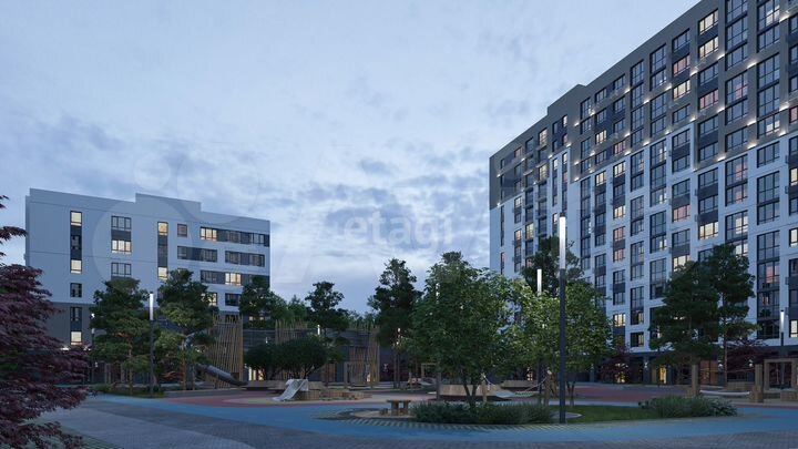 2-к. квартира, 65,1 м², 4/14 эт.