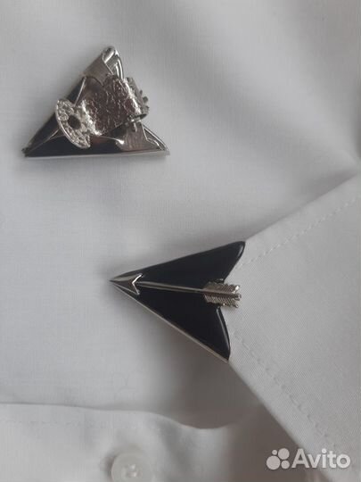 Уголки декоративные на воротник рубашки